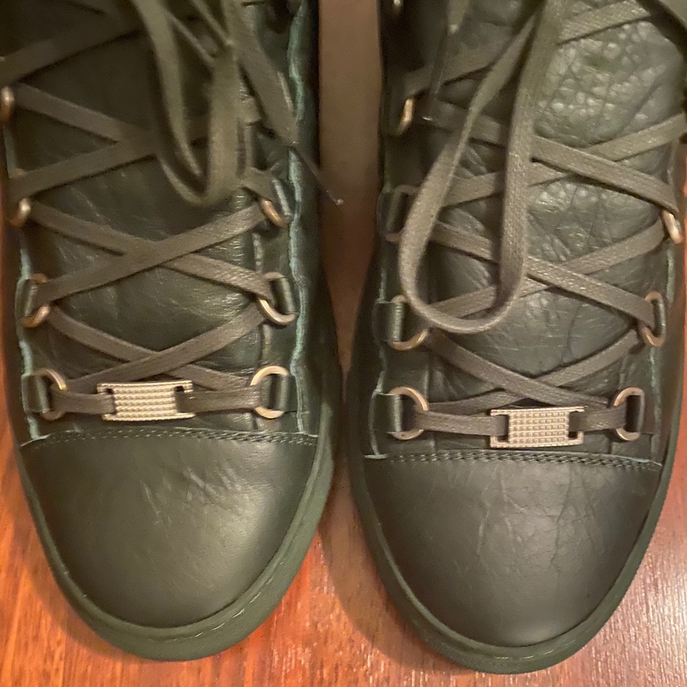 Balenciaga Men’s Leather Sneakers - Picture 9 of 13